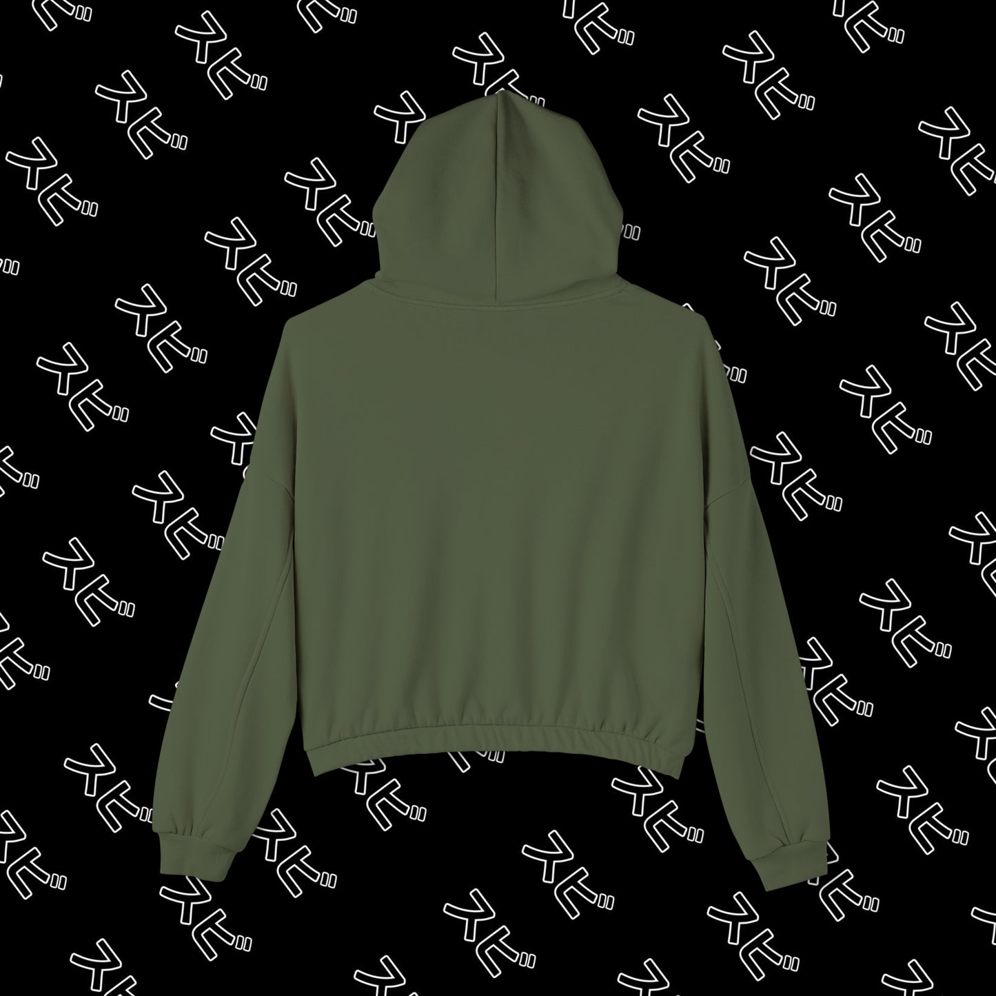 "SU-BE Official" Cropped Fleece Hoodie