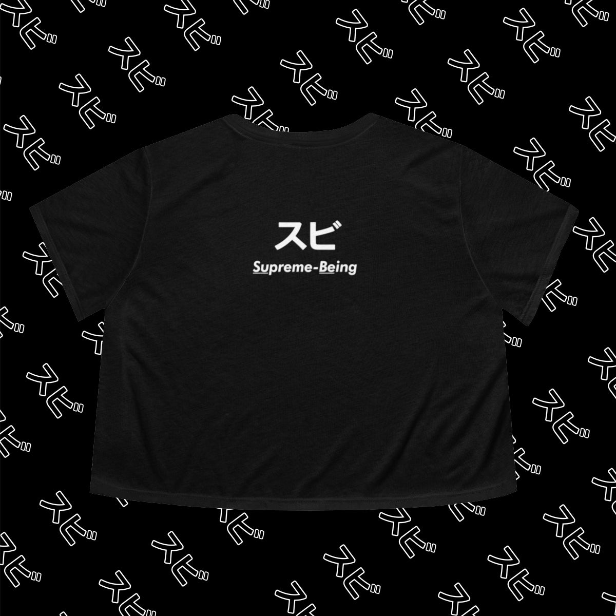 "Keep Calm" Flowy Crop Tee